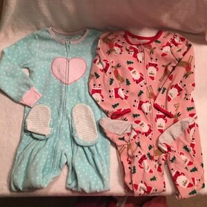 Carters/Absorba footies pajamas bundle 4T